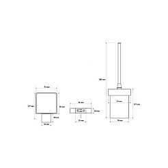 Bemeta Ершик для унитаза Via 135013012 – фотография-2