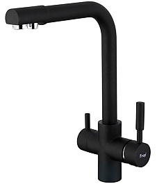 Frap Смеситель для кухни H52 F4352-7 черный – фотография-1