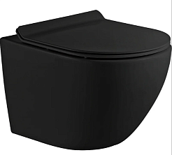 Iberica Blanca Унитаз подвесной Bilbao Mini безободковый, с микролифтом – фотография-1