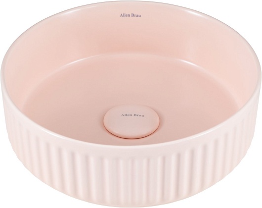 Allen Brau Мебельная накладная раковина Fantasy Line 36 4.11032.SM розовый – фото-1
