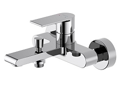 Aquatek Смеситель для ванны с душем Лира AQ1440CR хром – фотография-1