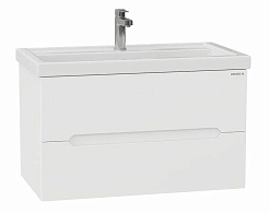 Onika Тумба под раковину Айленд 80 подвесная белая – фотография-1