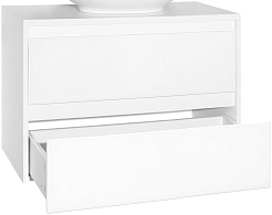 Style Line Тумба с раковиной Монако 80 Plus осина бел/бел лакобель – фотография-3