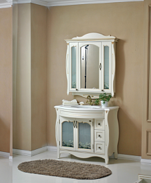 Атолл Зеркальный шкаф "Ривьера 100" dorato – фотография-2