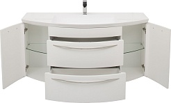 De Aqua Мебель для ванной Лонг 140, зеркало Экстра EXT V 150 – фотография-7