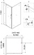 Niagara Душевая дверь в нишу Nova NG-83-8AB – картинка-6