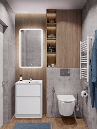 BelBagno Тумба с раковиной Kraft 60 напольная Bianco Opaco – фотография-15