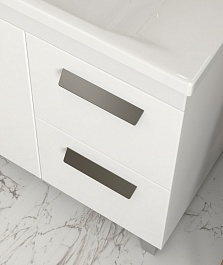 Vigo Тумба с раковиной Nova 2-800 2 ящика 1 дверца белая – фотография-5