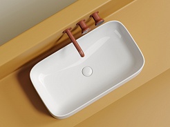 Ceramicanova Мебельная раковина Element 70 CN6054 белая – фотография-3