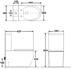 BelBagno Бачок для унитаза Amanda BB051T – фотография-2