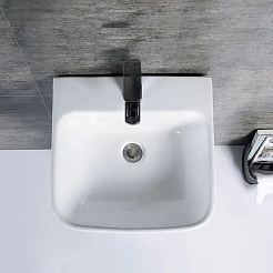 Ceruttispa Раковина напольная Luca 45 CT7283 белая – фотография-4