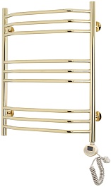 Domoterm Полотенцесушитель электрический Лаура П9 500x700 ER золото – фотография-2