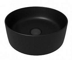 Teymi Накладная мебельная раковина Lina D41 чёрный матовый T50197 – фотография-1