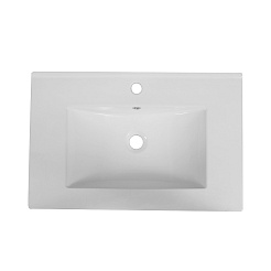 Зов Мебельная раковина Oliveeka 71 NS2001-70 глянцевая белая – фотография-3