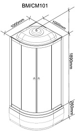 Parly Душевая кабина BM101T – фотография-11