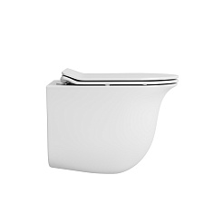 Owl 1975 Унитаз безободковый Eter Cirkel-H с сиденьем DP микролифт – фотография-7