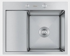 Hoffger Мойка для кухни 5848R Satin правая чаша