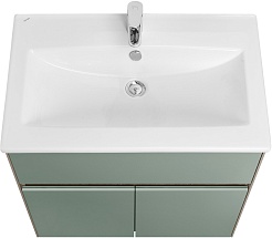 Акватон Тумба с раковиной Форест 75 дуб рошелье/сумеречный голубой – фотография-2