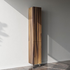 Am.Pm Шкаф пенал для ванной Gem 30 R орех – фотография-7