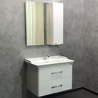 Comforty Мебель для ванной Неаполь 80 подвесная белая