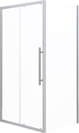 Esbano Душевой уголок Flex 120x80 ESF-128PS-C профиль хром стекло прозрачное – фотография-1