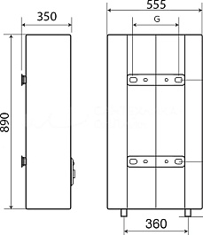 Electrolux Водонагреватель накопительный EWH 80 Gladius 2.0, grafit – фотография-4