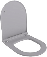 Ambassador Сиденье для унитаза Nord тонкое серое матовое