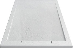 Esbano Душевой поддон Luxe 100x80 ESP-LX108W белый матовый – фотография-2