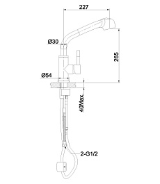 Lemark Смеситель "Expert LM5076S" для кухонной мойки – фотография-2