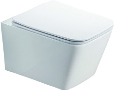 Azario Унитаз подвесной Nova AZ-2216-SP безободковый белый