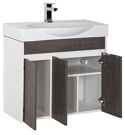 Aquanet Тумба с раковиной "Коста 76" дуб антик – фотография-4