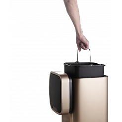 WeltWasser Ведро для мусора сенсорное WW RONE CG 12L – фотография-2
