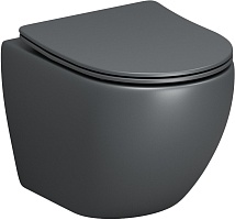 Grossman Унитаз подвесной Color GR-4455GMS серый матовый