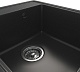 Teymi Мойка кухонная Helmi Smart 42 кварцевая черная матовая – фотография-14