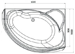 Timo Акриловая ванна "Biona" 1016 R – фотография-3