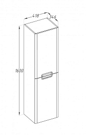  Пенал Гранда L белый – фотография-2