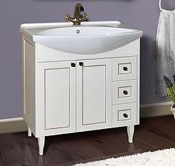 Атолл Тумба с раковиной "Палермо 85" dorato – фотография-2