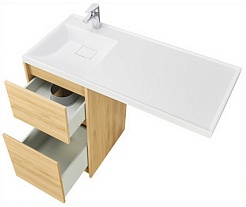 Акватон Тумба с раковиной Лондри 40 L дуб сантана – фотография-3