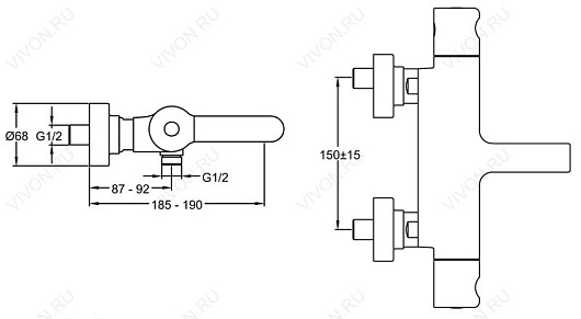 Jacob Delafon Смеситель Singulier E10870-CP – фотография-2
