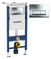 Geberit Система инсталляции Duofix Платтенбау 458.125.21.1 4 в 1 с кнопкой смыва