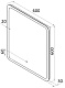 Ceruttispa Зеркало Мадера 60x60 с подогревом – фотография-8