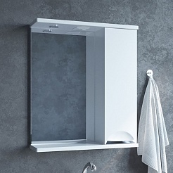 Mixline Мебель для ванной Этьен 60 R белая – фотография-8