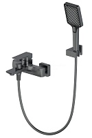 Oliveeka Смеситель для вынны с душем D OL-639003A-BGM матовый оружейный металл