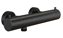 Paini Смеситель для ванны и душа Cox 78PZ511TH с термостатом, брашированный чёрный – фотография-1