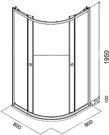 Parly Душевой уголок ZE81 – фотография-4