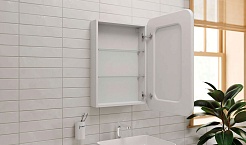 Jorno Зеркало-шкаф Bosko 50 Bos.03.50/W – фотография-4