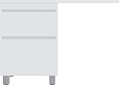 Vivon Тумба под раковину над стиральной машиной Harper 120 напольная белый глянец