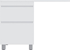 Vivon Тумба под раковину над стиральной машиной Harper 120 напольная белый глянец – фотография-1