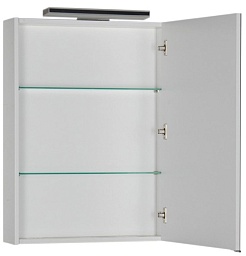 Aquanet Зеркальный шкаф "Франка 65" белый – фотография-2