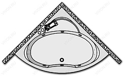 Kolpa San  Комплект гидромассажа Kolpa San Royal Optima (массаж: боковой, спины, ног) – фотография-1